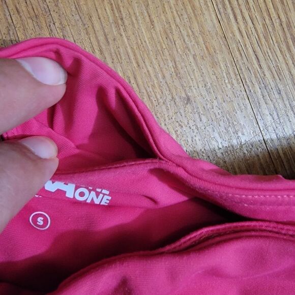 Hoka One One Performance Capri Leggings Pants Women's Size Small Pink Grey New - Picture 12 of 13